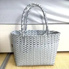 ミッシェルクラン　シルバー　プラスチック製もカゴバックのサムネイル