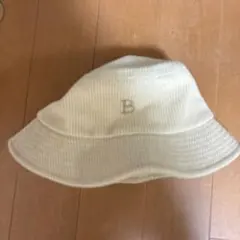 BEAMS HEART コーデュロイ バケットハット Lサイズ クリーム