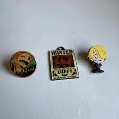 ワンピース キャラクター バッジ フィギュア セット