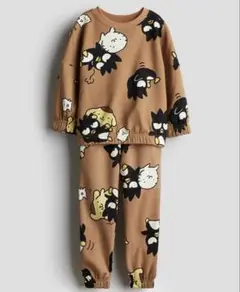 H&M サンリオ バッドバツ丸 トレーナーパンツセット 115 120