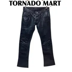 【美品】TORNADO MART バッファロー レザーパンツ S ブラックのサムネイル