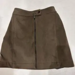 Aライン　ミニスカート　コーデュロイ