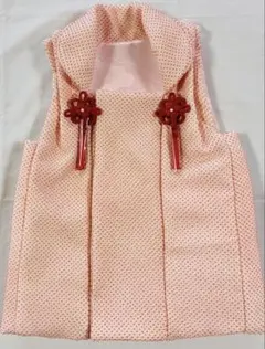 【専用】 七五三　総絞り被布　ピンク　朱色
