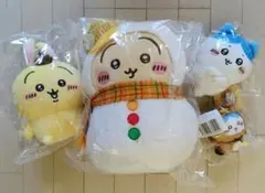 ちいかわ ぬいぐるみマスコットセット エニマイくじ&サンリオ うさぎ ハチワレ