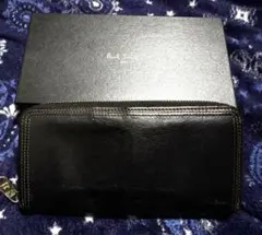 中古 ポールスミス Paul Smith長財布 ラウンドファスナー 箱付き