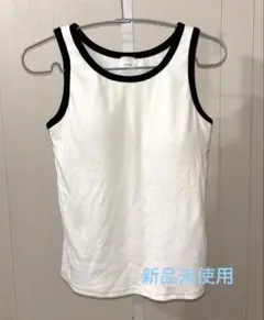 Mサイズ nice claup カップ付き タンクトップ ホワイトのサムネイル