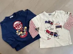 ミキハウス　DOUBLE.B トレーナー &カットソー90センチ