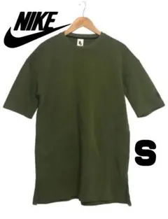 NIKE ナイキ スウェトTシャツ メンズ S カーキ ロング