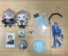 甲斐田晴 にじぱぺっと アクリルスタンド 缶バッジ チェキ風カード