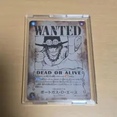 【未使用、匿名配送】ワンピースカード　エース　手配書　SEC