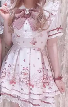 LIZLISA heartsafternoontea セットアップ ピンク