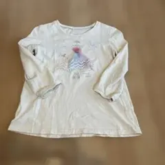 長袖カットソー 100cm ベージュ ドレスデザイン