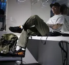 zorn着用 WTAPS カーゴパンツ オリーブ ダブルニー SIZE02 W)taps - ZORN着用！wtaps tuck02 コーデュロイ 19awの通販 by
