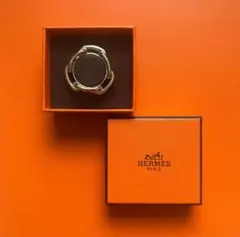 HERMES エルメス　シェーヌダンクル スカーフリング シルバー