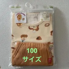ユニクロ　パジャマ　半袖　ぱんどろぼう　100