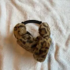 ディズニーヒョウ柄耳あて