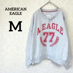 一点物✨AMERICAN EAGLE【M】BIGロゴ アメカジ トレーナー