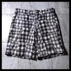 00s columbia check short pants tech y2k - メルカリ