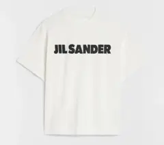 JILSANDER オーバーサイズ ロゴコットンTシャツ プリントロゴ コットン
