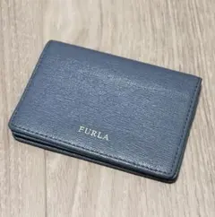 FURLA フルラ レザー 名刺入れ カード入れ カードケース 定期入れ