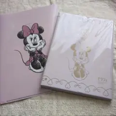 ゼクシィ　ミニーマウス　マルチポーチ　クリアファイル　ピンク　Disney