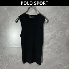 POLO SPORT リブ ニット ノースリーブ タンクトップ ラルフローレン