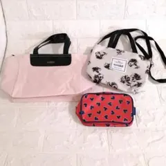 未使用品　SNIDEL　ポーチ・バイカラー/ショルダーバッグ3点セット