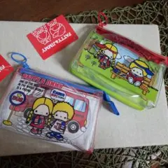 新品　サンリオキャラクターズ パティ＆ジミークリアポーチ