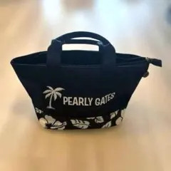 PEARLY GATES ハワイ限定 カートバッグ ミニトート ネイビー - メルカリ