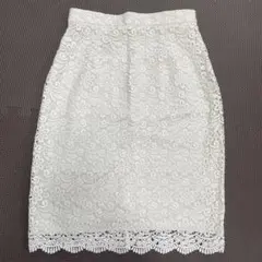 UNIQLOレーススカート M ホワイト