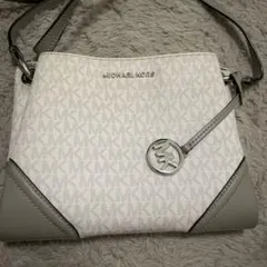 MICHAEL KORS ショルダーバッグ ホワイト/グレー
