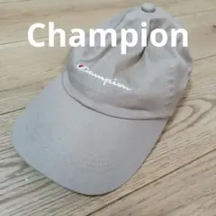 Champion ベージュキャップ 調整可能 帽子　キャップ　レディース