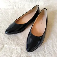 アシックス レディウォーカー 23 コンフォートシューズ バンプス エナメル