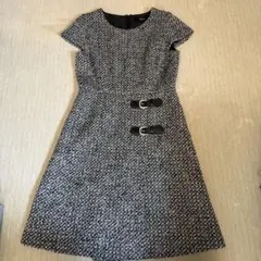 salitre ツイード 半袖ワンピース Aラインのサムネイル
