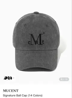 MUCENT Signature Ball Cap グレー