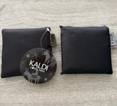 新品未使用　KALDI ブラック エコバッグ 2点　 300×420×16mm