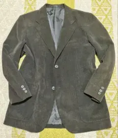 ダークブラウン コーデュロイ テーラードジャケット