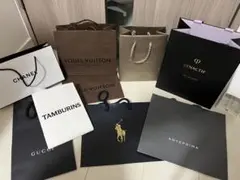 ブランドショッピングバッグセット　9枚