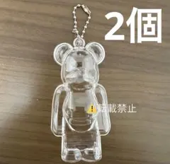 ベアブリック用 チェーン付クリアケース キーホルダー　嵐　ARASHI 2個