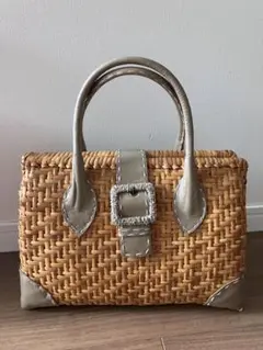 ⭐️未使用⭐️　カービングトライブス　2way　カービングバッグ　カゴバッグ GRACE CONTINENTAL 期間限定10%OFF BasketVCbag バスケットVC