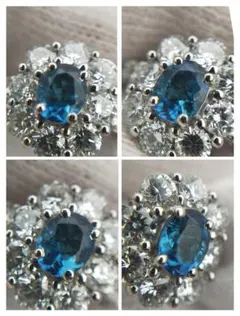 2025年最新】Pt900 ブラジル産パライバトルマリン ダイヤモンドの人気  