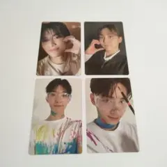 トレカ　seventeen face the sun カラット盤　４枚セット