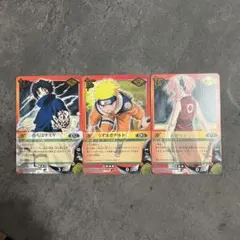 NARUTOカードゲーム ナルト、サスケ、サクラ 忍-67 忍-68 忍-69 - メルカリ