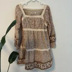 DipDrops 花柄チュニック M ワンピース