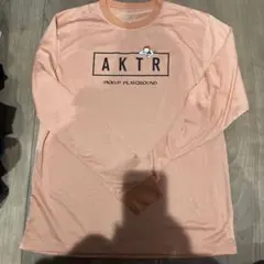 美品　AKTR ロンT サーモンオレンジ　S 桜木花道
