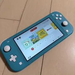 Nintendo Switch Lite ターコイズ 本体 充電器 箱付き - メルカリ