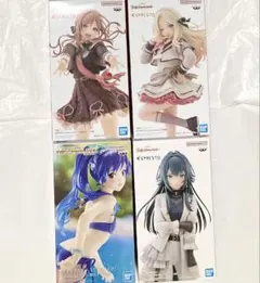 4個♪ 学園アイドルマスター フィギュア　十王星南　姫崎莉波　月村手毬　如月千早