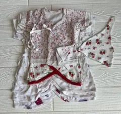 低体重ベビー40,50cm 60〜70cmロンパース肌着8点セット