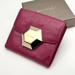 希少 美品✨ブルガリ マシューウィリアムソン 二つ折り財布 レザーのサムネイル