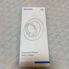 Syncwire MagSafe用スマホリング ラメ　シルバー